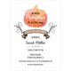 White Watercolor Pumpkin Baby Shower Invitations Image 2 of 6